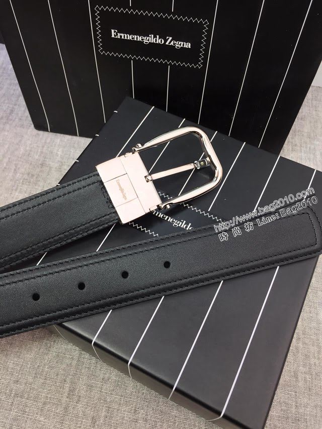 Zegna男士皮帶 傑尼亞雙面用小牛皮腰帶  jjp1380